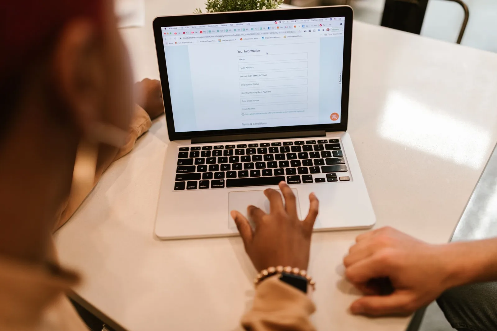 section PSTQ : personne consultant un formulaire de demande en ligne